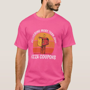 Camiseta Pizza Coupons Correio Trabalhador Posto Escritório