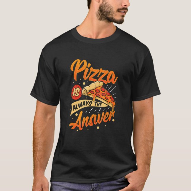 Camiseta Pizza Cozinhar Fan Fan Cook Gourmet Slice Prep (Frente)
