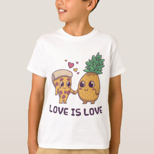 Camiseta Pizza de Abacaxi com Orgulho Cinto