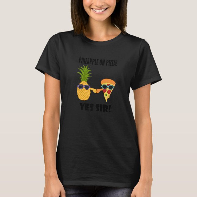 Camiseta Pizza de Abacaxi Exótica Buddy Hawaii Pizza Chef P (Frente)
