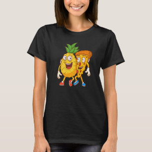 Camiseta Pizza de Abacaxi Melhores Amigos Pizza Havaiana