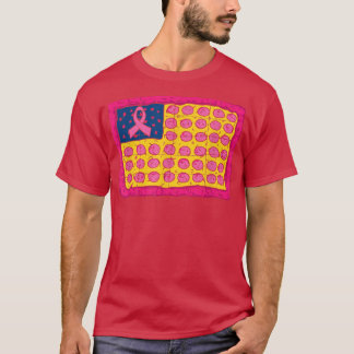 Camiseta Pizza de Bandeira Americana, Cancer de Sensibiliza