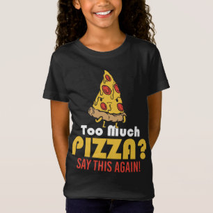Camiseta Pizza de Comida Rápida Foodie Italiana Pizza Fatia