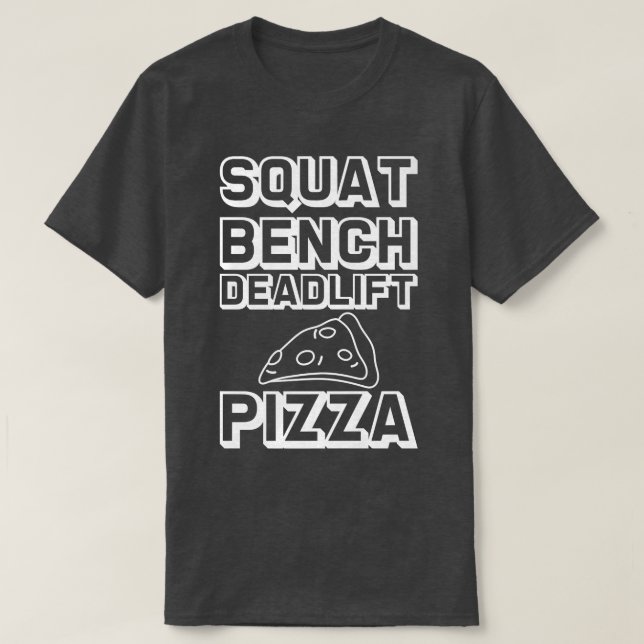 Camiseta Pizza de Deadelevador Quadrado — Premium 30275275 (Frente do Design)