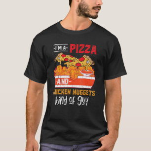 Camiseta Pizza de Fast Food Nuggets de Frango  Foodie Nugge