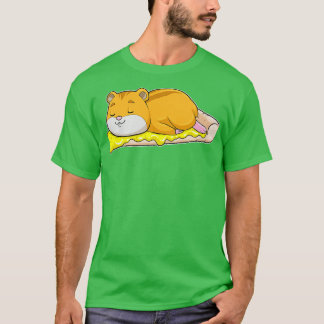 Camiseta Pizza de Hamster com queijo