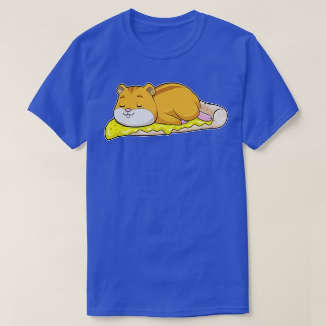 Camiseta Pizza de Hamster com queijo (Frente do Design)