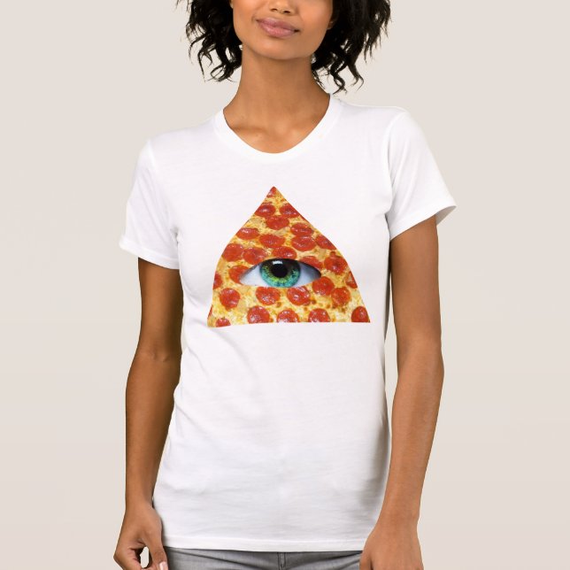 Camiseta Pizza de Illuminati (Frente)