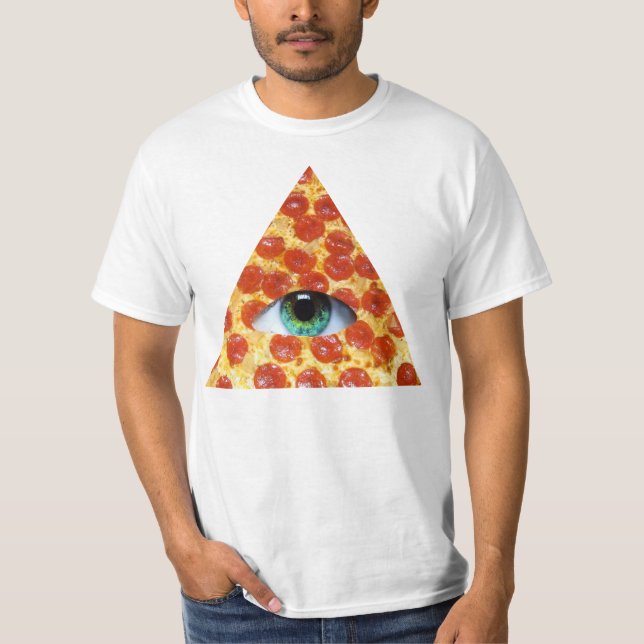 Camiseta Pizza de Illuminati (Frente)