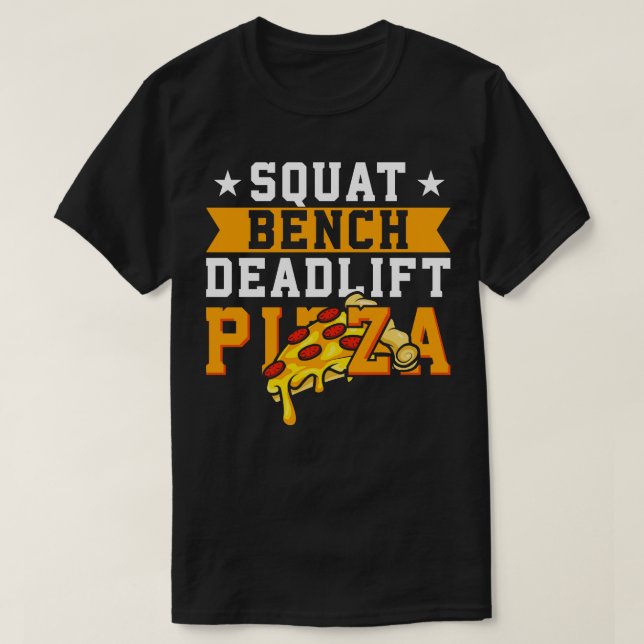 Camiseta Pizza de Imputação do Quadrado Bench (Frente do Design)