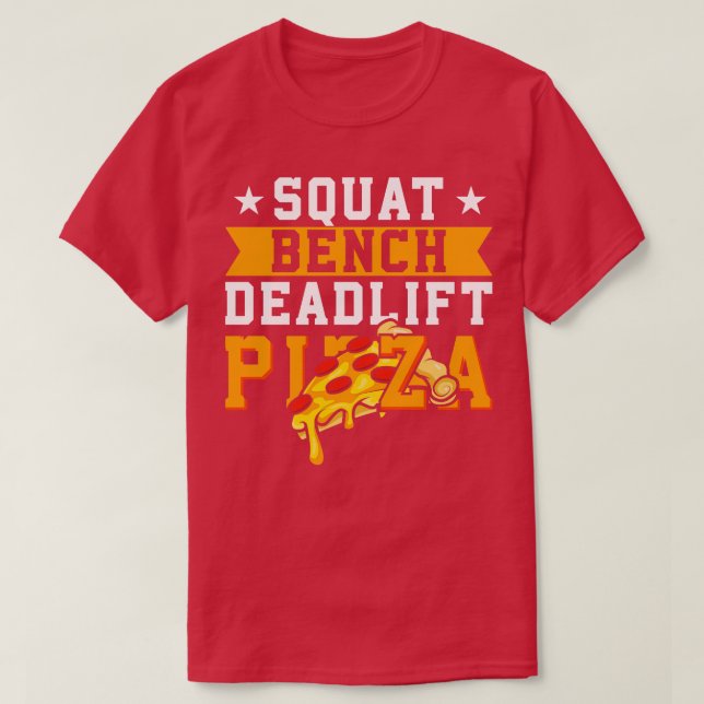 Camiseta Pizza de Imputação do Quadrado Bench (Frente do Design)
