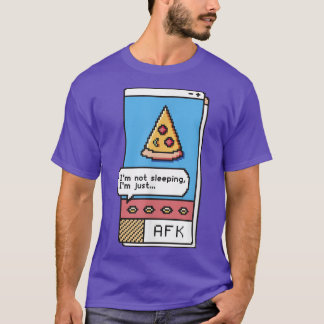 Camiseta Pizza de Jogos Afk Videogame T-Shirt para Jogos