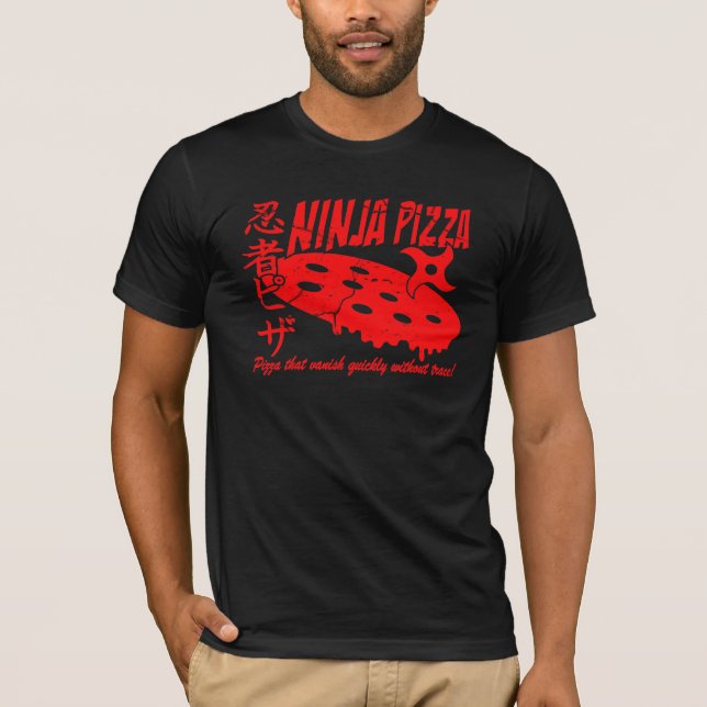 Camiseta Pizza de Ninja (Frente)