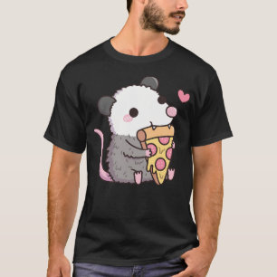 Camiseta Pizza De Pepperoni De Gato De Cubo
