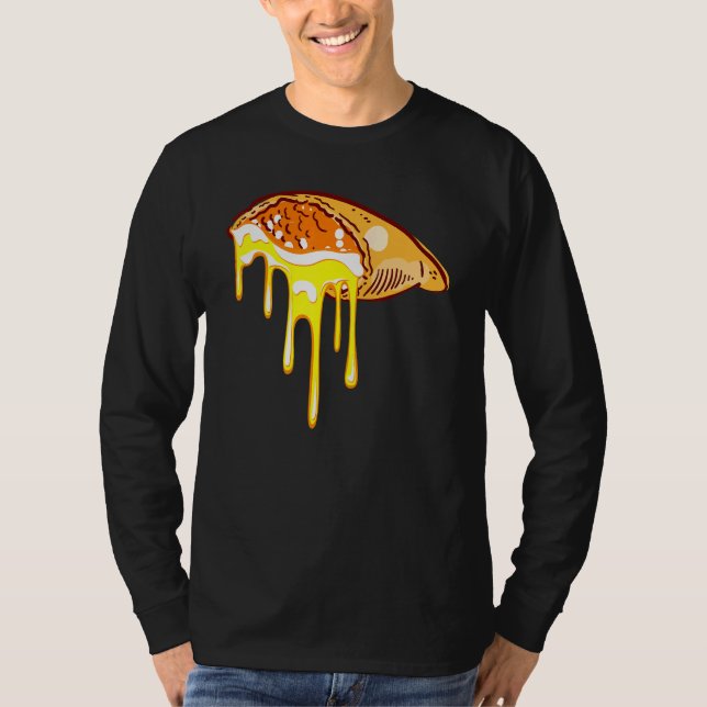 Camiseta Pizza de Queijo de Calzono (Frente)