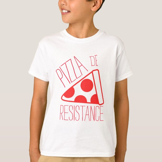 Camiseta Pizza de Resistência (Frente)