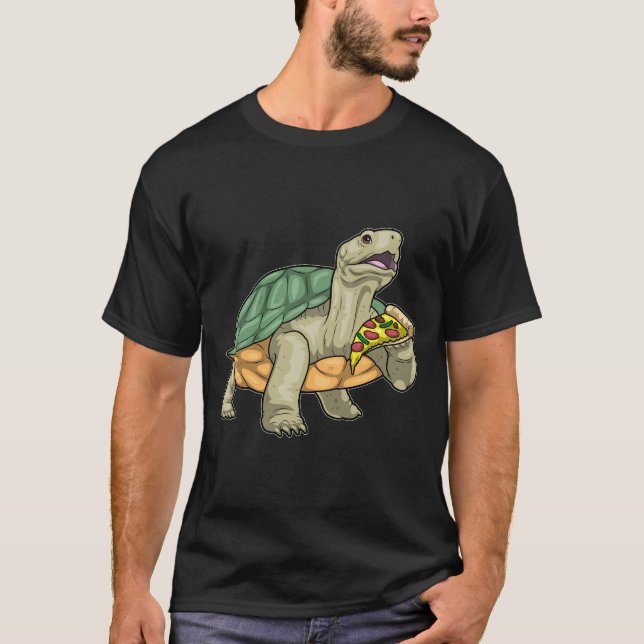 Camiseta Pizza de Tartaruga (Frente)