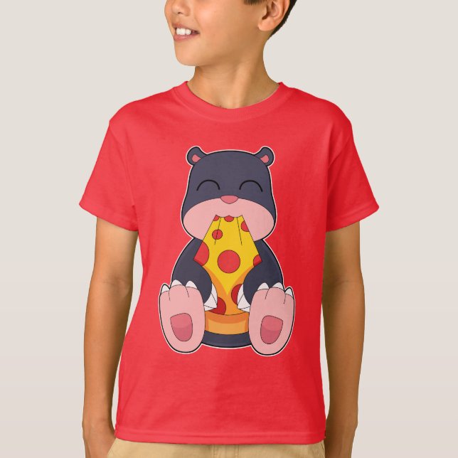 Camiseta Pizza de Toupeira (Frente)