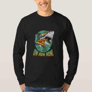 Camiseta Pizza de Tubarão Branco excelente