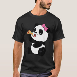 Camiseta Pizza De Urso Panda Para Toddler E