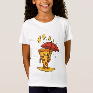 Camiseta Pizza debaixo da chuva de queijo