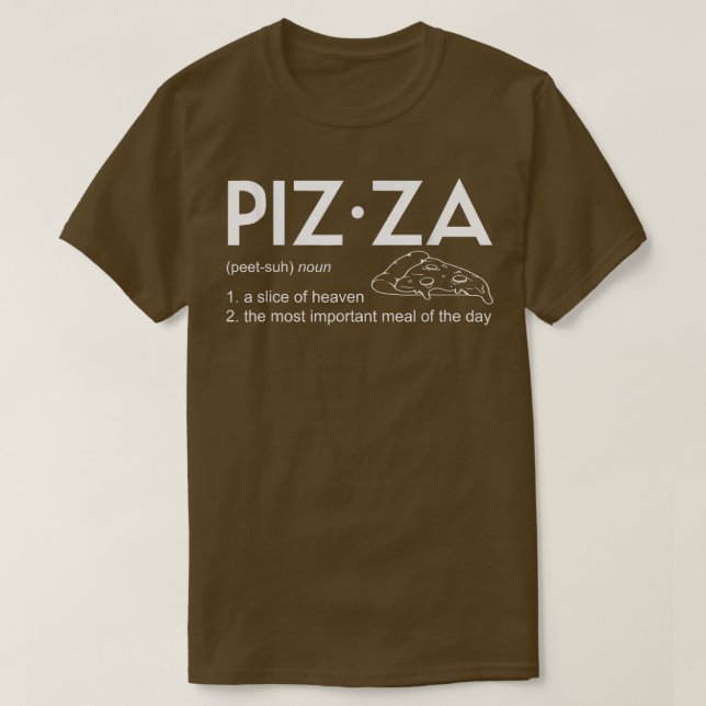 Camiseta Pizza Definition3133 (Frente do Design)