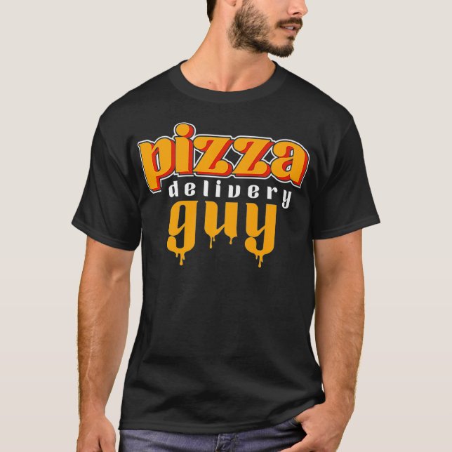 Camiseta Pizza Delivery Guy - Great Pizza Funny Quote Premi (Frente)