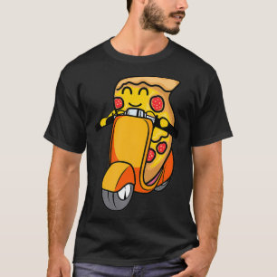 Camiseta Pizza Delivery Motorcycle Shirt Legal Pizza Lovers