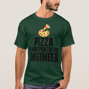 Camiseta Pizza Delivery Pessoa Engraçada Engenharia de Tran