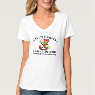 Camiseta Pizza Desenho Animado Vintage Retro