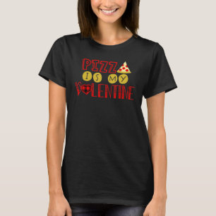 Camiseta Pizza Divertida é Meu Namorado - Feliz Dia dos Nam