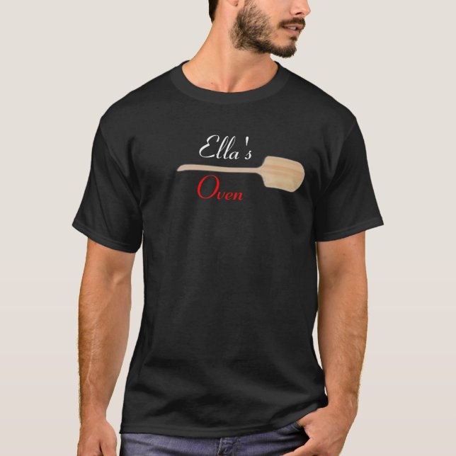 Camiseta Pizza do forno de Ella (Frente)
