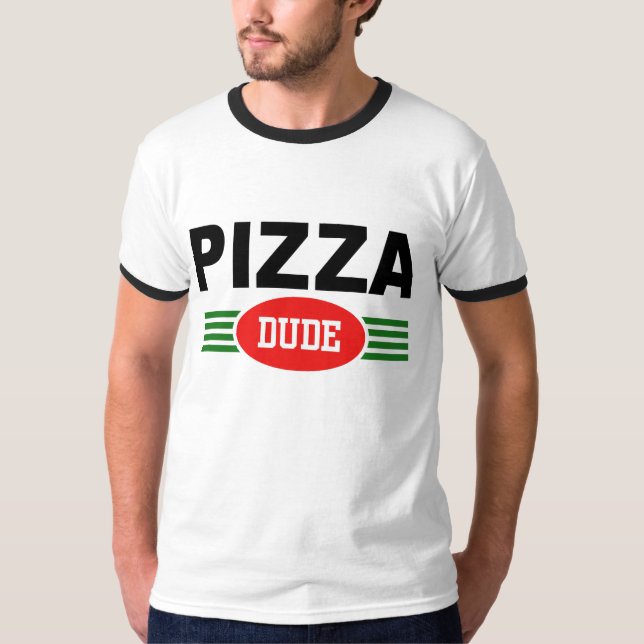 Camiseta Pizza Dude (Frente)
