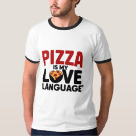 Camiseta Pizza é a minha língua de amor