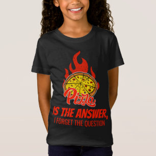 Camiseta Pizza É A Resposta Que Esqueci A Pergunta
