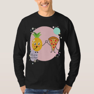 Camiseta Pizza e Abacaxi Ninguém precisa saber Hawaii F