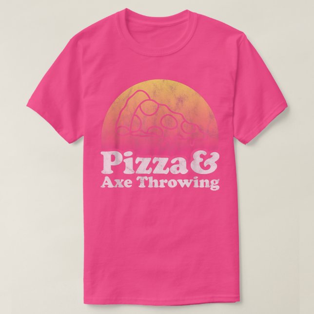 Camiseta Pizza e Ae Throwing (Frente do Design)