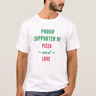 Camiseta Pizza E Amor