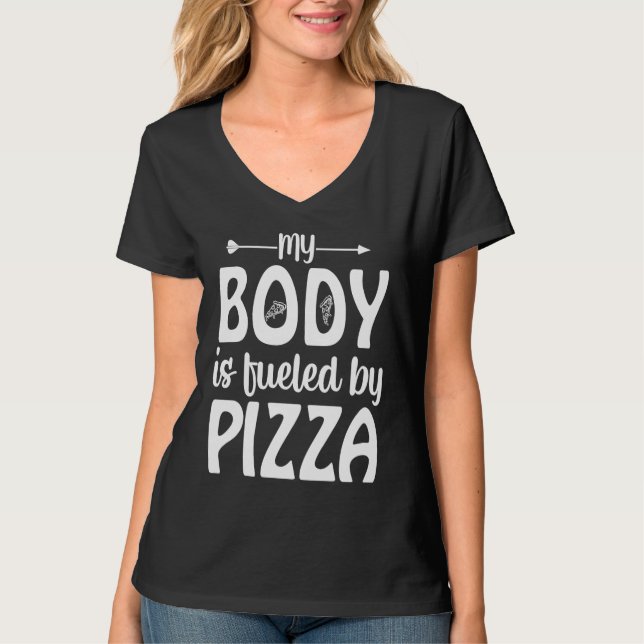Camiseta Pizza É Amor Fatia do Céu  3 (Frente)