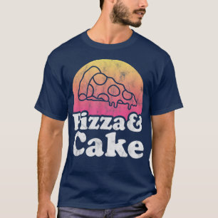 Camiseta Pizza e bolo