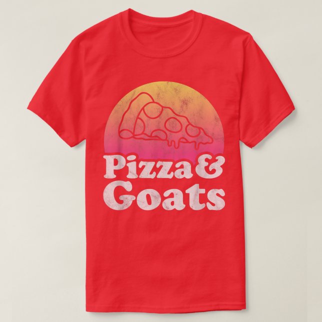 Camiseta Pizza e Caprinos ou Caprinos (Frente do Design)