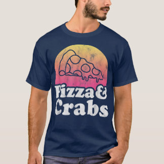 Camiseta Pizza e Caranguejo