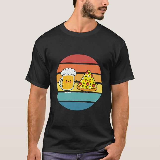 Camiseta Pizza e cerveja (Frente)