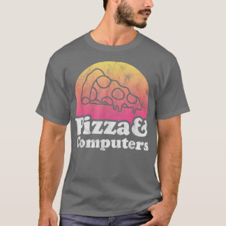 Camiseta Pizza e Computadores ou Computador