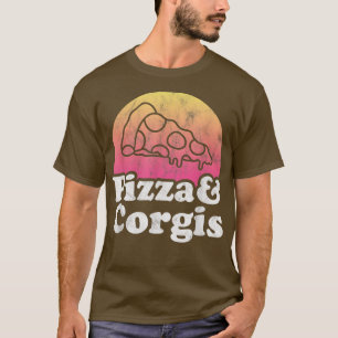 Camiseta Pizza e Corgis ou Corgi