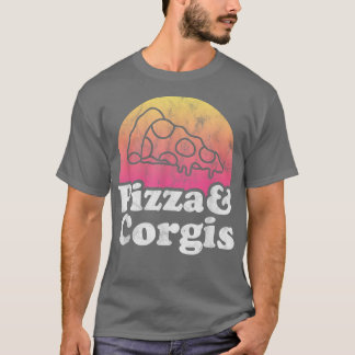 Camiseta Pizza e Corgis ou Corgi T-Shirt