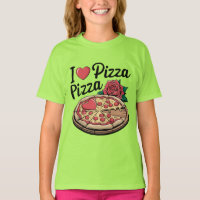 Pizza e Dia de os namorados de Rosas