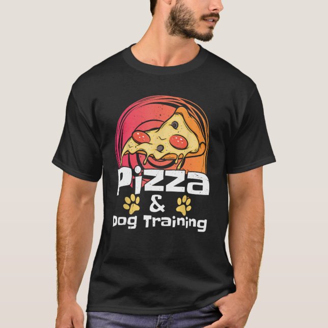 Camiseta Pizza e Dog Trainer (Frente)