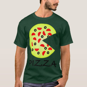 Camiseta Pizza e Fatia Pai Mãe Filho Filha Correspondente