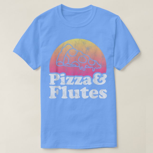 Camiseta Pizza e Flutes ou Flute (Frente do Design)